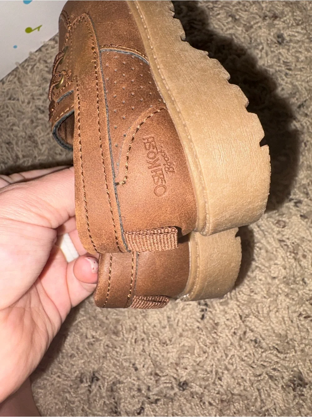 OshKosh B'gosh Brown toddler boy Shoes
